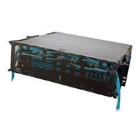 "Hubbell FCR1U3SP Enhanced Rack Mounted Enclosures, 1 Rack unit, 3 MPO Cassettes, 2 Splice trays, Max LC Port 72"