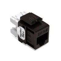Leviton 5G110-RB5 GigaMax 5e+ QuickPort Snap-In Connectors (Brown)