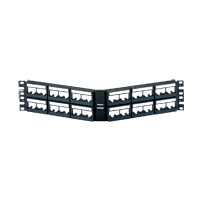 Panduit CPPLA48WBLY 48-port angled patch panel