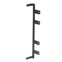 "Panduit CVPPB Bracket to vertically mount 1 RU EIA 19"" copper and fiber patch panels to the side of the Net-Access Cabinet posts or 4 post racks."