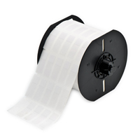 "Brady B33-8-427 Self-Laminating Vinyl Wire & Cable Labels, White, 0.500, 1.437, 0.662, 1.625, 3.350, 0.500, 5, 5000 Labels"