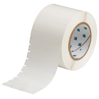 "Brady THT-39-430-10 Polyester, Clear, 1.000, 0.500, 1.075, 0.625, 3.350, 3, 10,000, R6007 Labels"