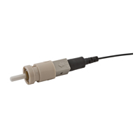 "Hubbell FCST62M12 ProCliCk« Pre-Polished Connectors, 62.5μM, OM1, 900/250μM, Beige"