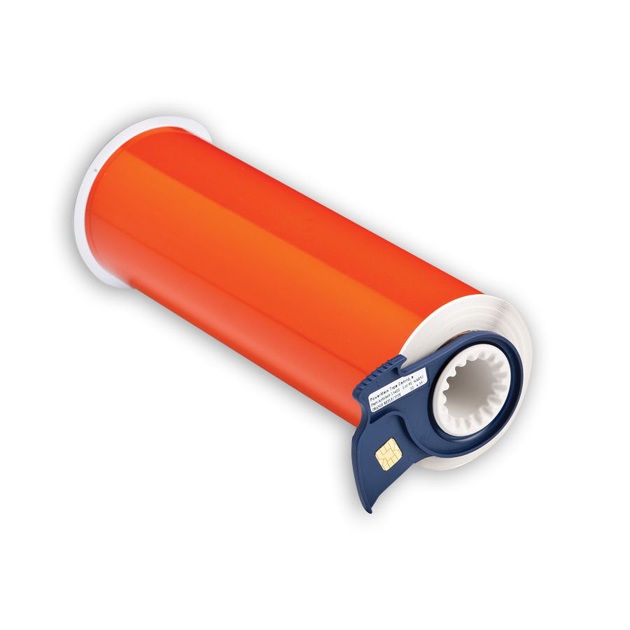 "Brady 13402 Retro Reflective Tape, B-584, Orange, 10.000, 33ft., 1 roll (cont), 13510 Labels"