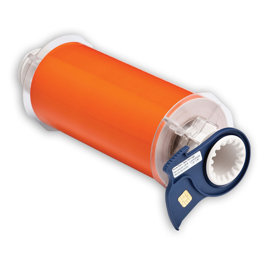 "Brady 13575 Low-Halide Polyester, B-569, Orange, 7.000, 50ft., 1 roll (cont), 13510 Labels"