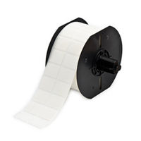 "Brady B33-88-498 Repositionable Vinyl Cloth Wire & Cable Label, White, 1.000, 0.750, 1.100, 0.875, 2.300, 2, 2500 Labels"