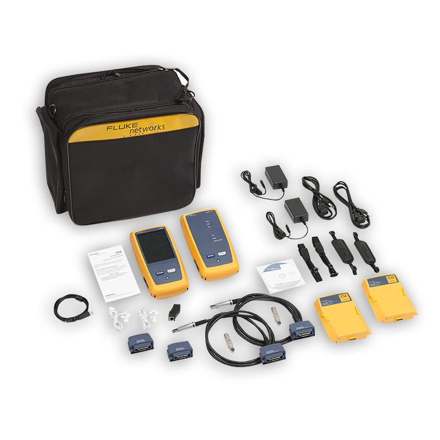 Fluke Networks DSX-5000Qi DSX-5000 with OLTS Quad and Fiber Inspection
