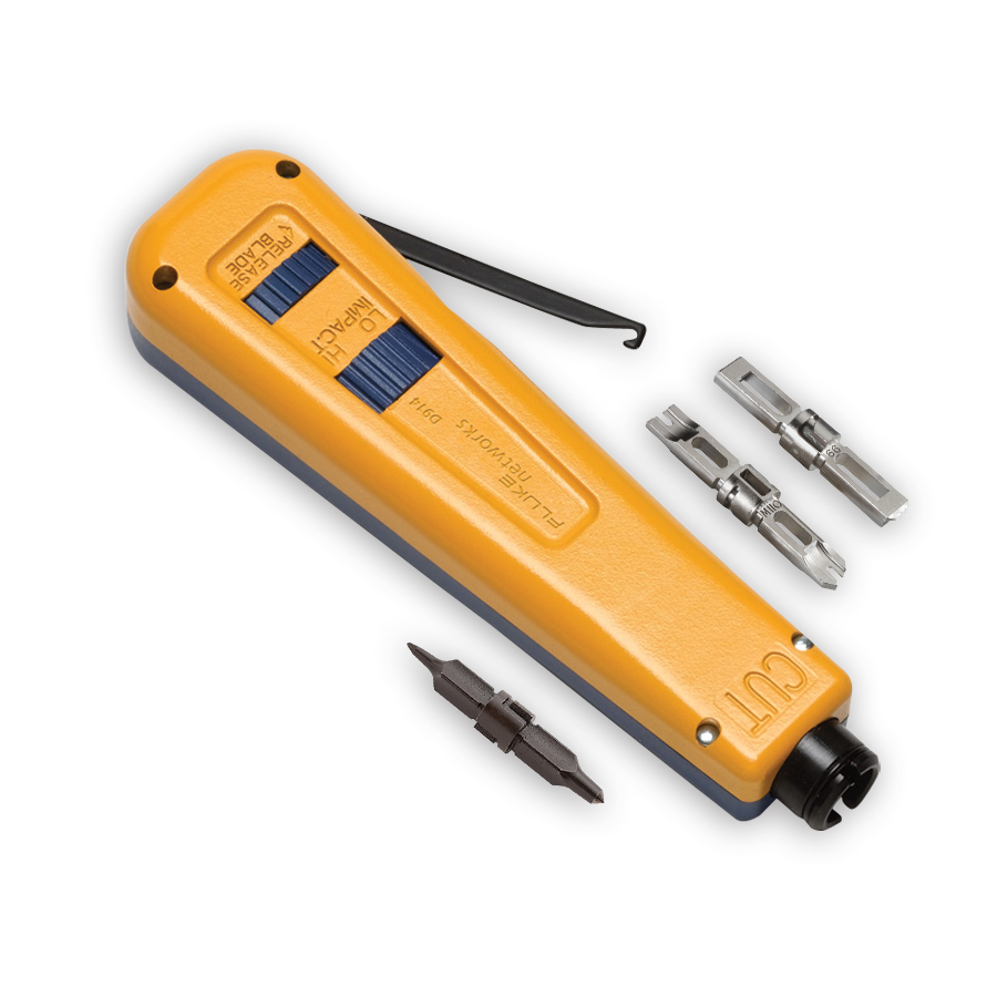 Fluke Networks 10051501D914 Tool with 66 And 110 and Free Blade
