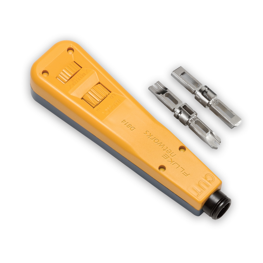 Fluke Networks 10055200 D814 Punch down tool with both 110&66 Blades