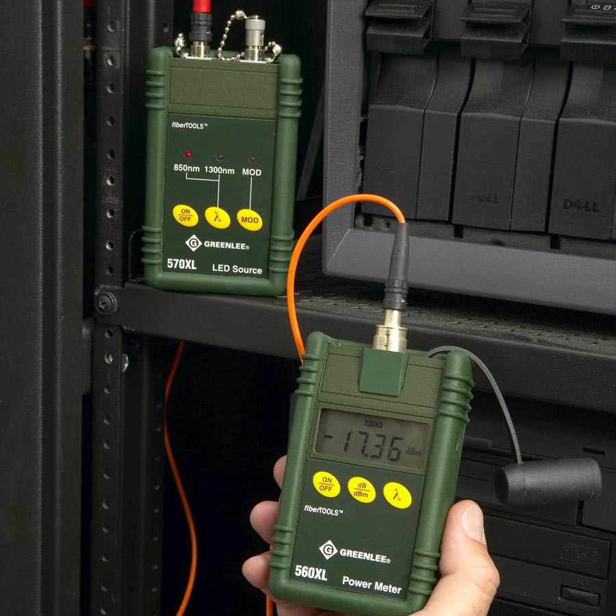 Greenlee/Tempo 5670XLSC Multimode Fiber Test Kit With SC connectors