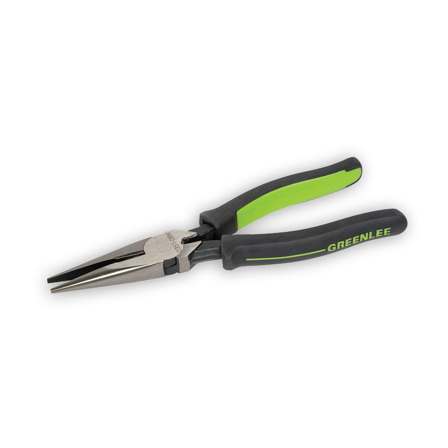 "Greenlee 0351-08M Long Nose Pliers/Side Cutting 8"""