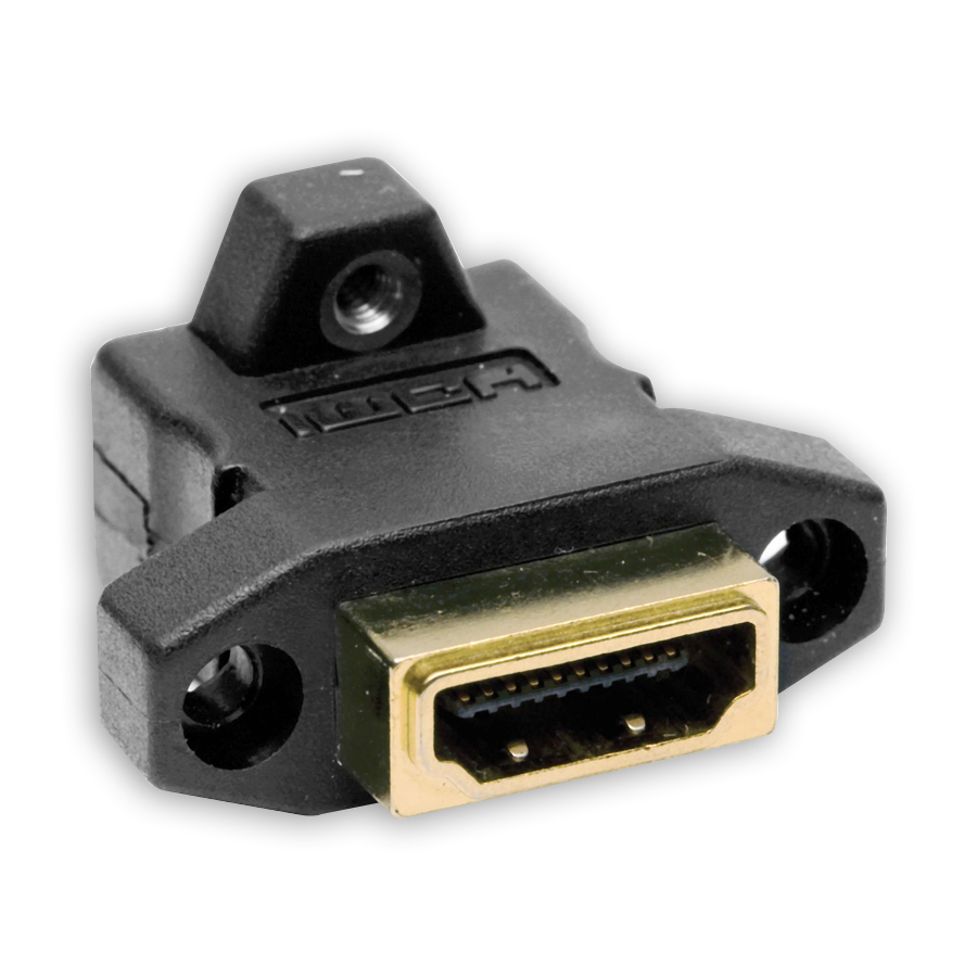"Hubbell HDMIC14 HDMI 1.4 Connectors, HDMI Feed Thru Coupler"