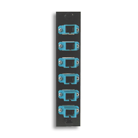 "Hubbell FSPSC6 SC Simplex, Blue, 6 Adapters"