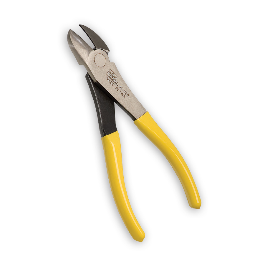 "Ideal 35-029 Diagonal-Cutting Pliers with Angled Head, 8 Inch Length"