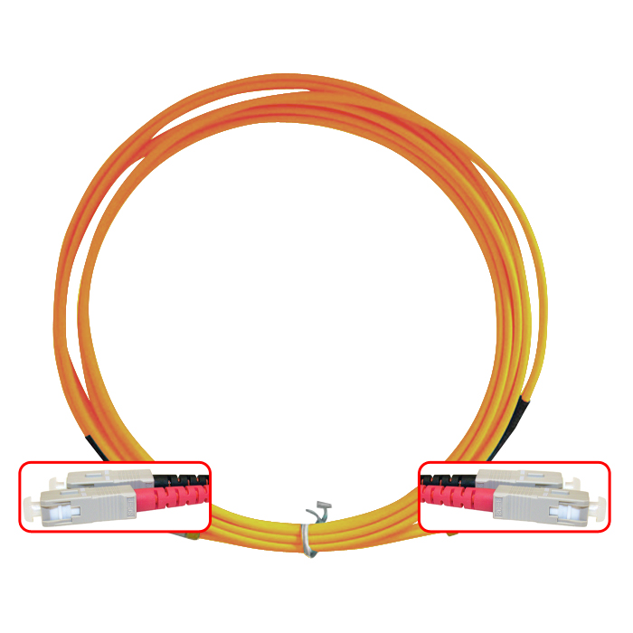 SCSC6-10M Fiber Optic Cable 62.5/125mm 10 Meter
