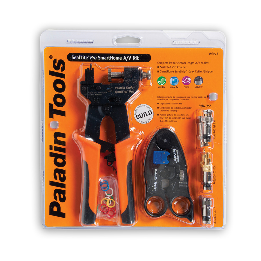 Paladin Tools PA4915 SealTite Pro for the Smart Home A/V Kit