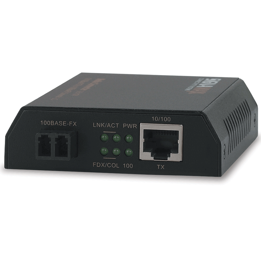 "Signamax 065-1174 10/100BaseT/TX to 100BaseFX Media Converter LC Multimode, 2 km Span"