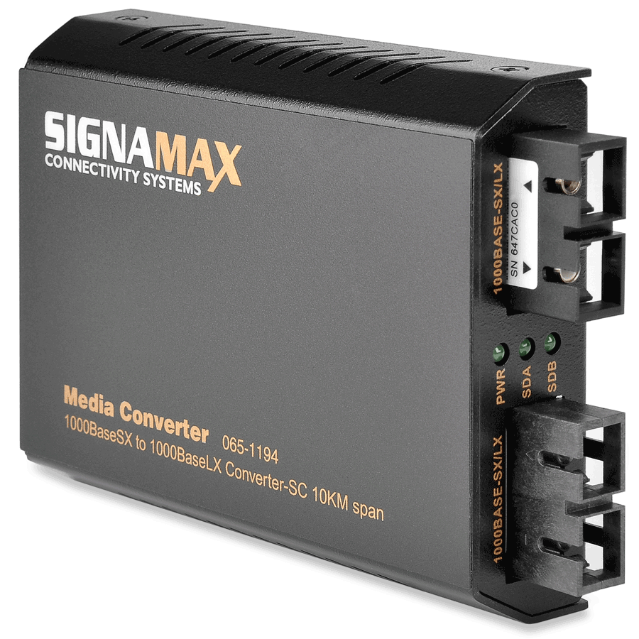 "Signamax 065-1194ED 1000SX to 1000LX MM/SC to SM/SC, 20km"