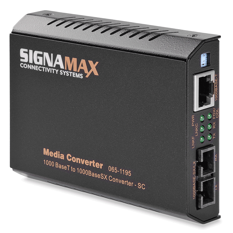 "Signamax 065-1195 1000T to 1000SX MM/SC, 220m 62.5nm/550m 50nm"